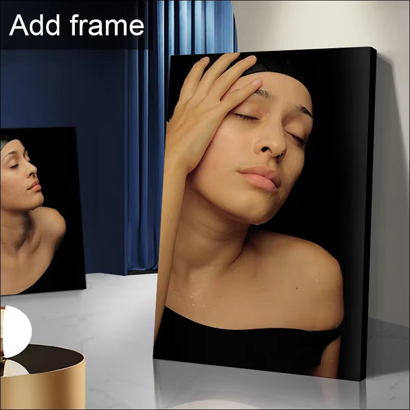 Custom Personal Photos With Frames Canvas Paintings