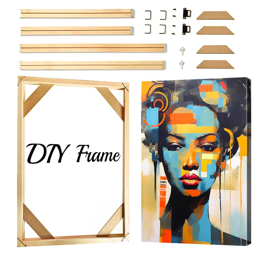 Customized Photos on Canvas with DIY Wood Frame or frameless poster