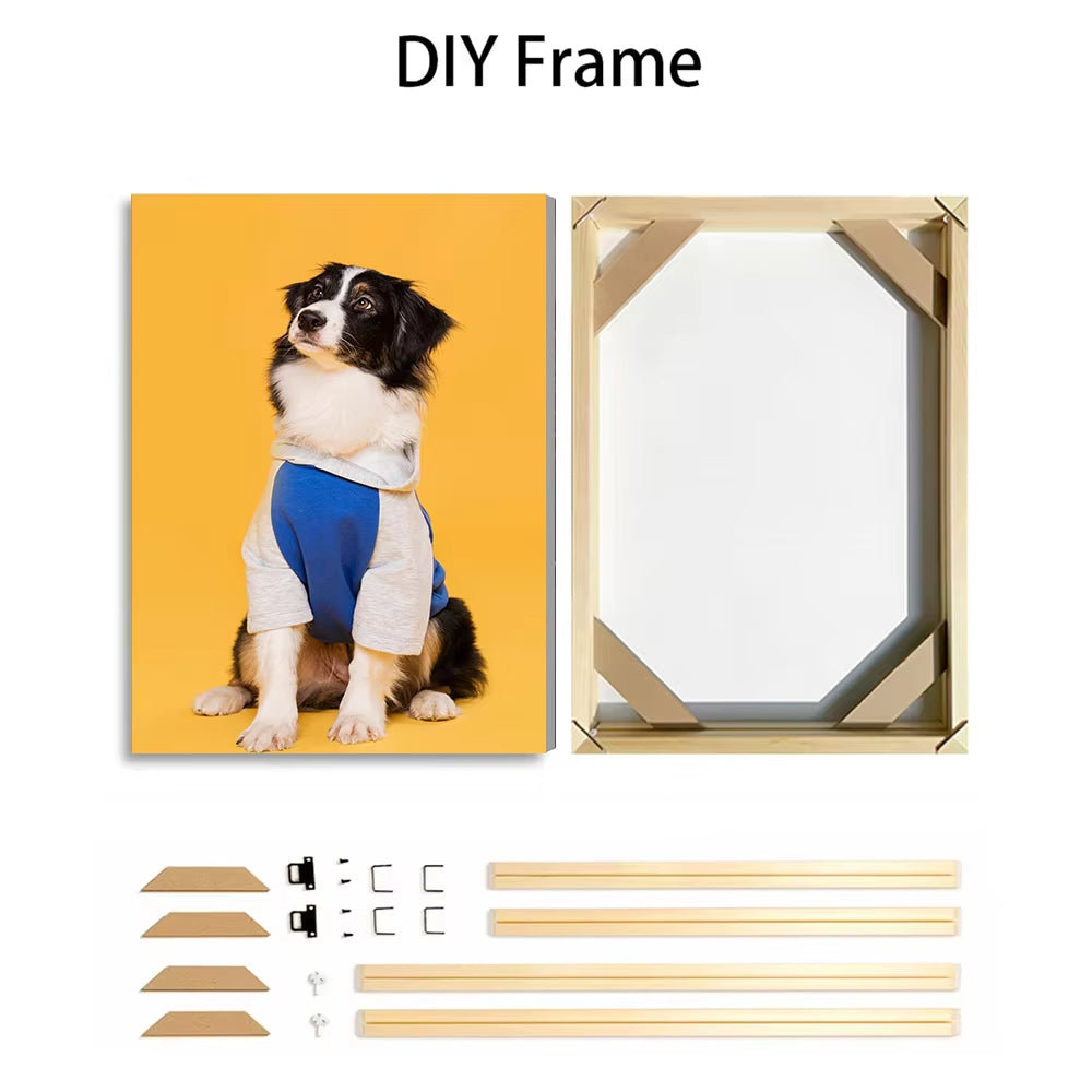 Customize Big Size Poster With DIY Frame